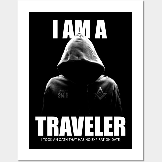 I am a Traveler Masonic Freemason Wall Art by Master Mason Made